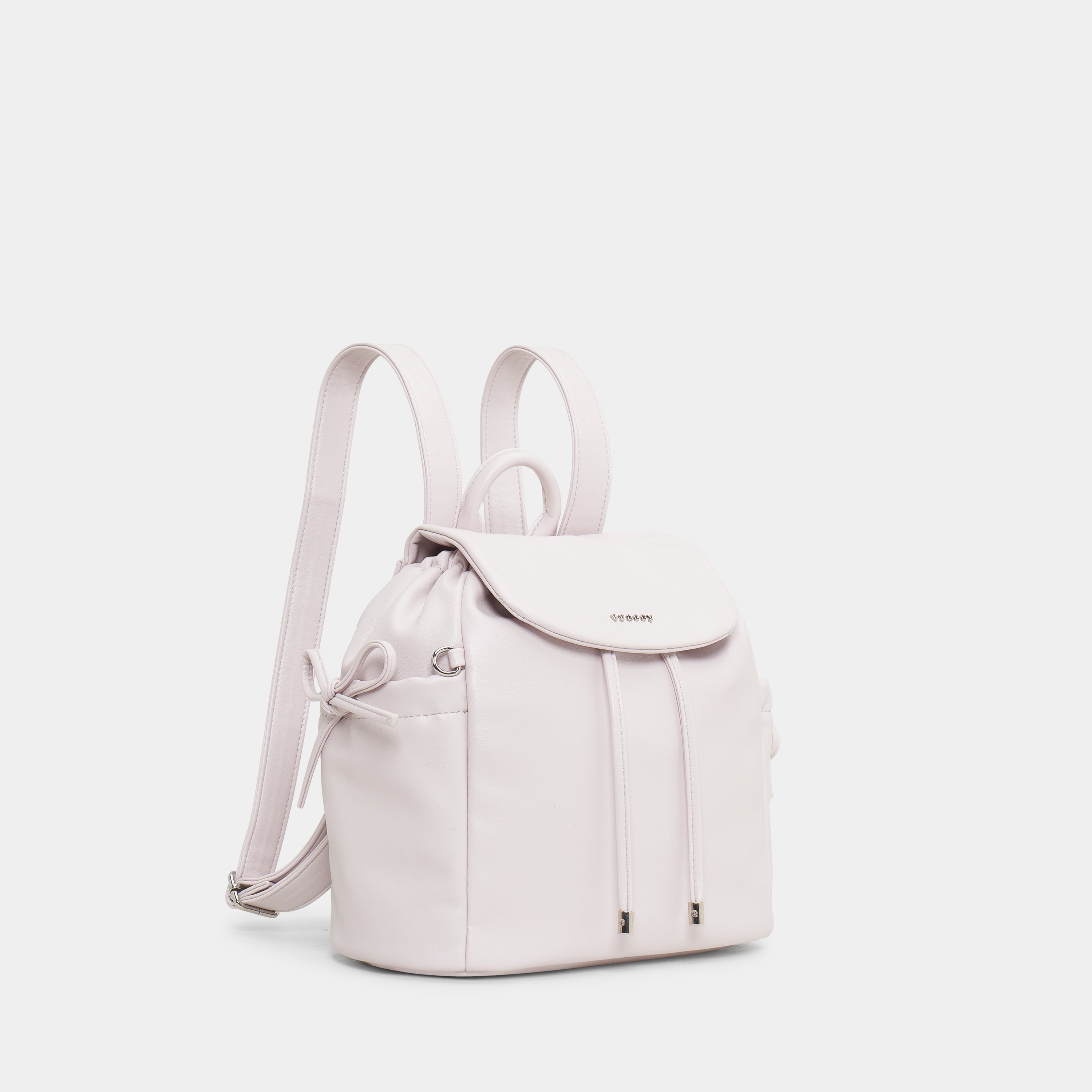 Ruched Bow Pocket Backpack