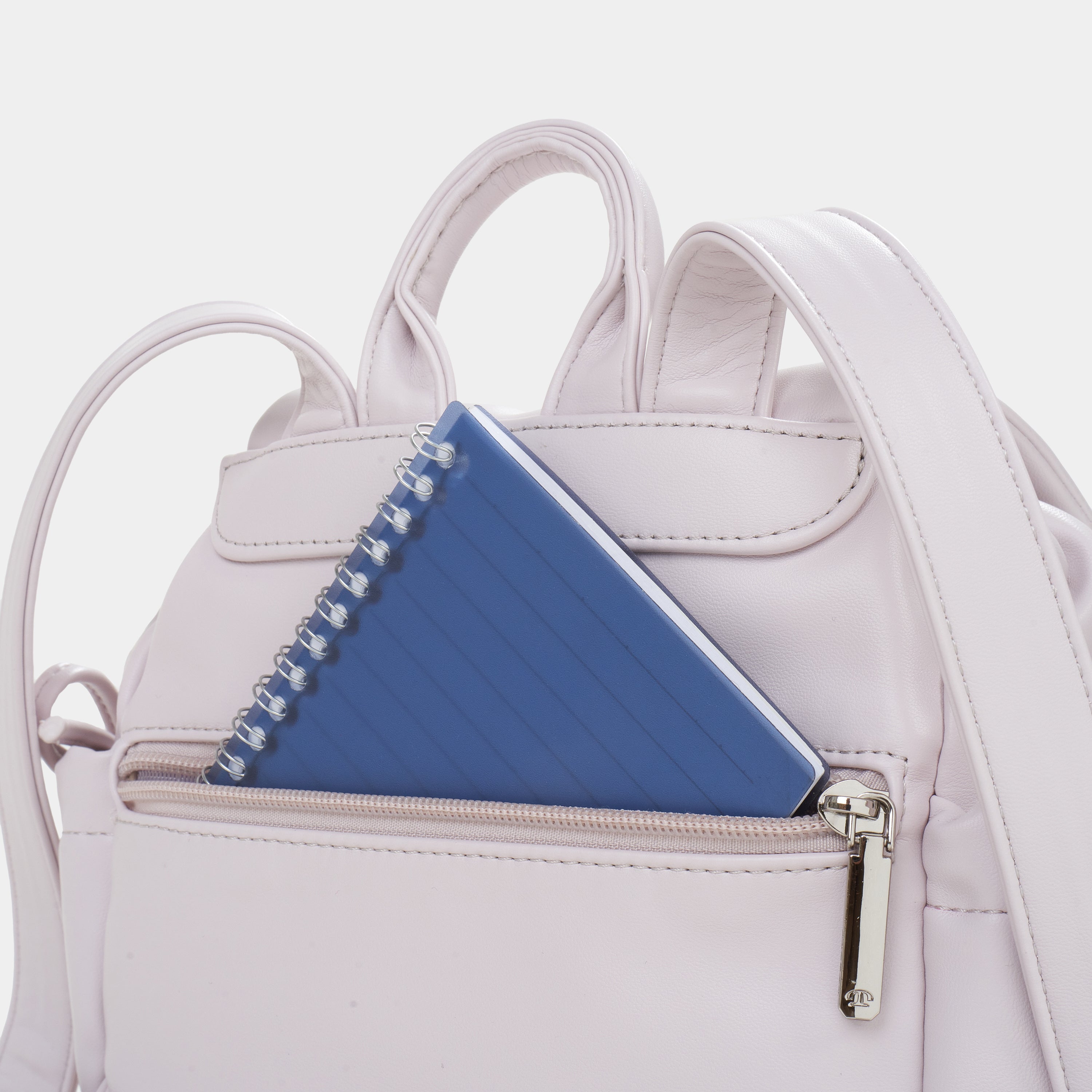 Ruched Bow Pocket Backpack
