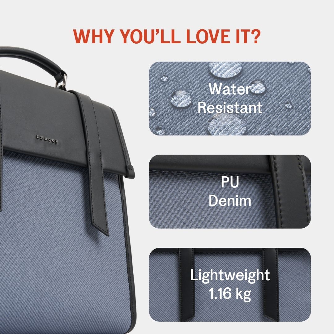 Urban-U Denim Essentials Backpack 13-Inch