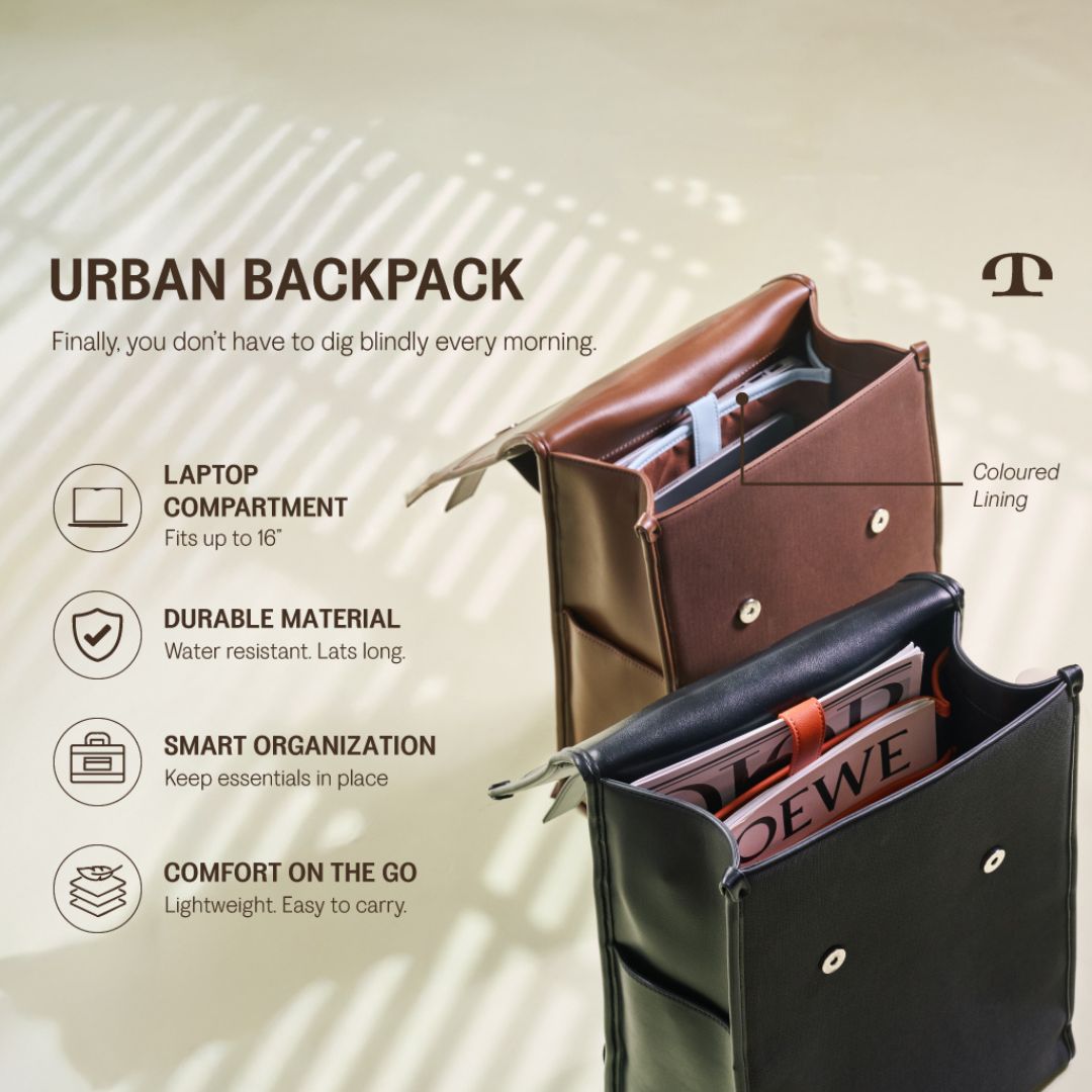 Urban-U Canvas 15 Inch Backpack