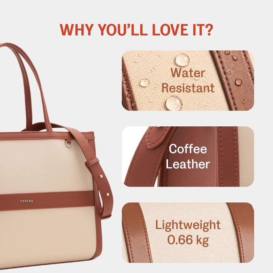 [Limited Edition] Americano City Tote Bag - Medium Wide (Coffee Edition)