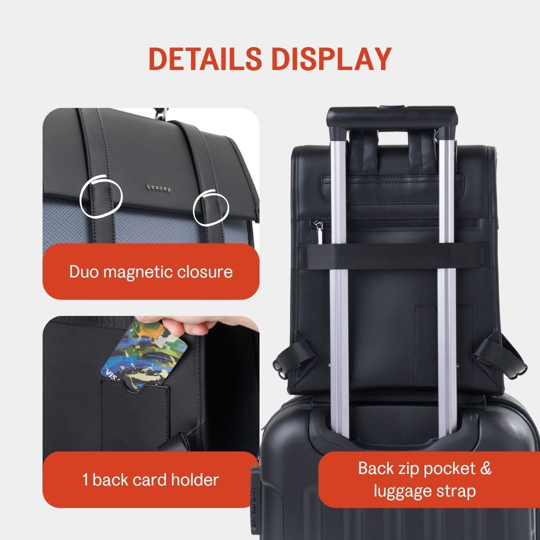 Urban-U Denim Essentials Backpack 13-Inch
