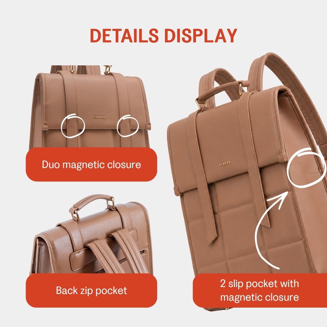 Urban Lady 14-Inch Backpack (Messy-No-More)