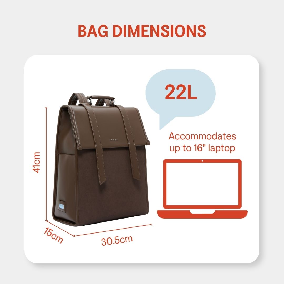 Urban-U Canvas 15 Inch Backpack