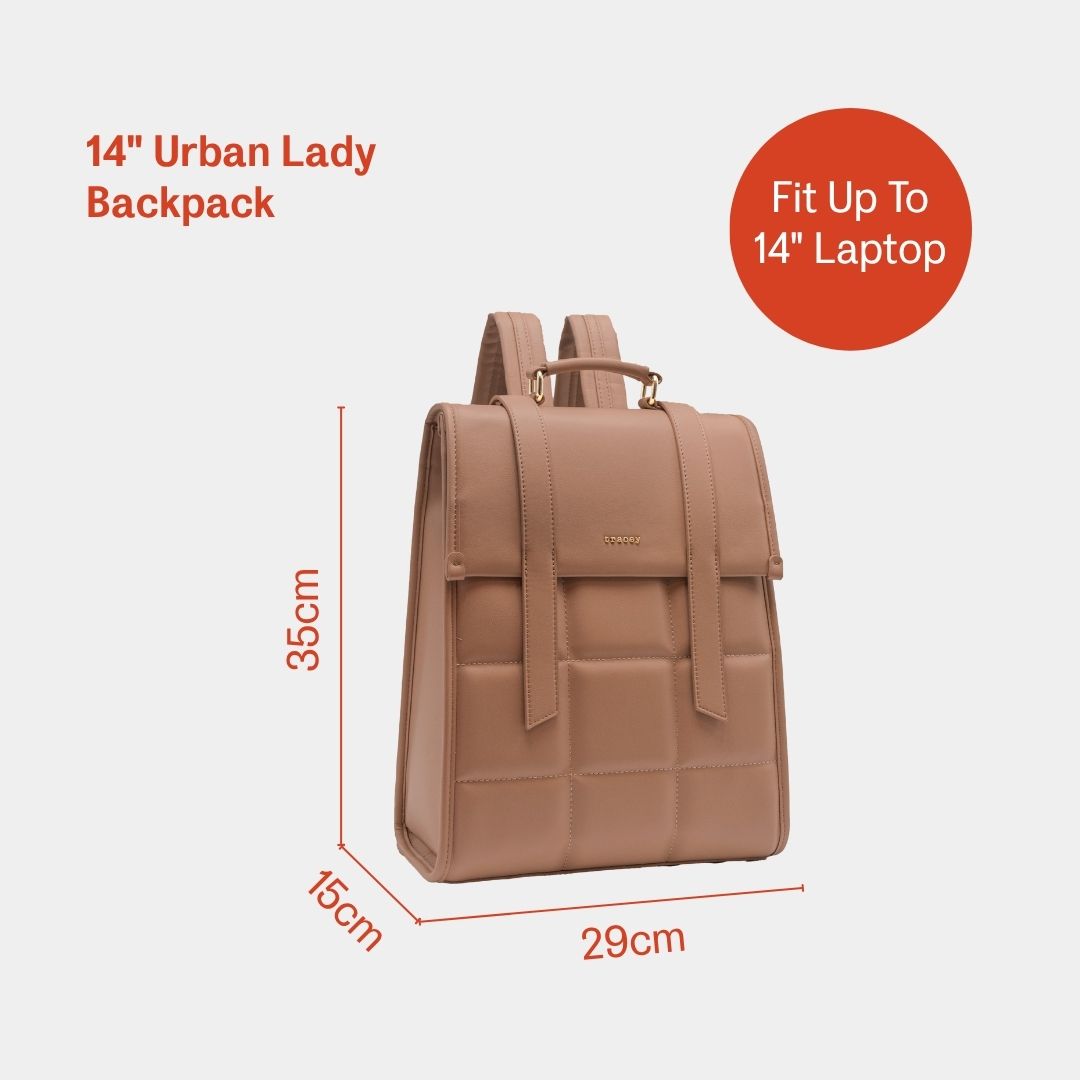 Urban Lady 14-Inch Backpack (Messy-No-More)