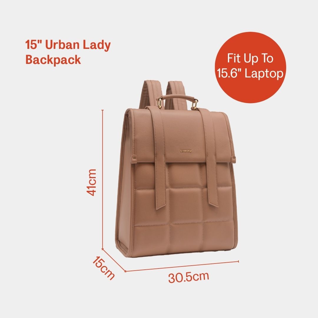 Urban Lady 15-Inch Backpack (Messy-No-More)