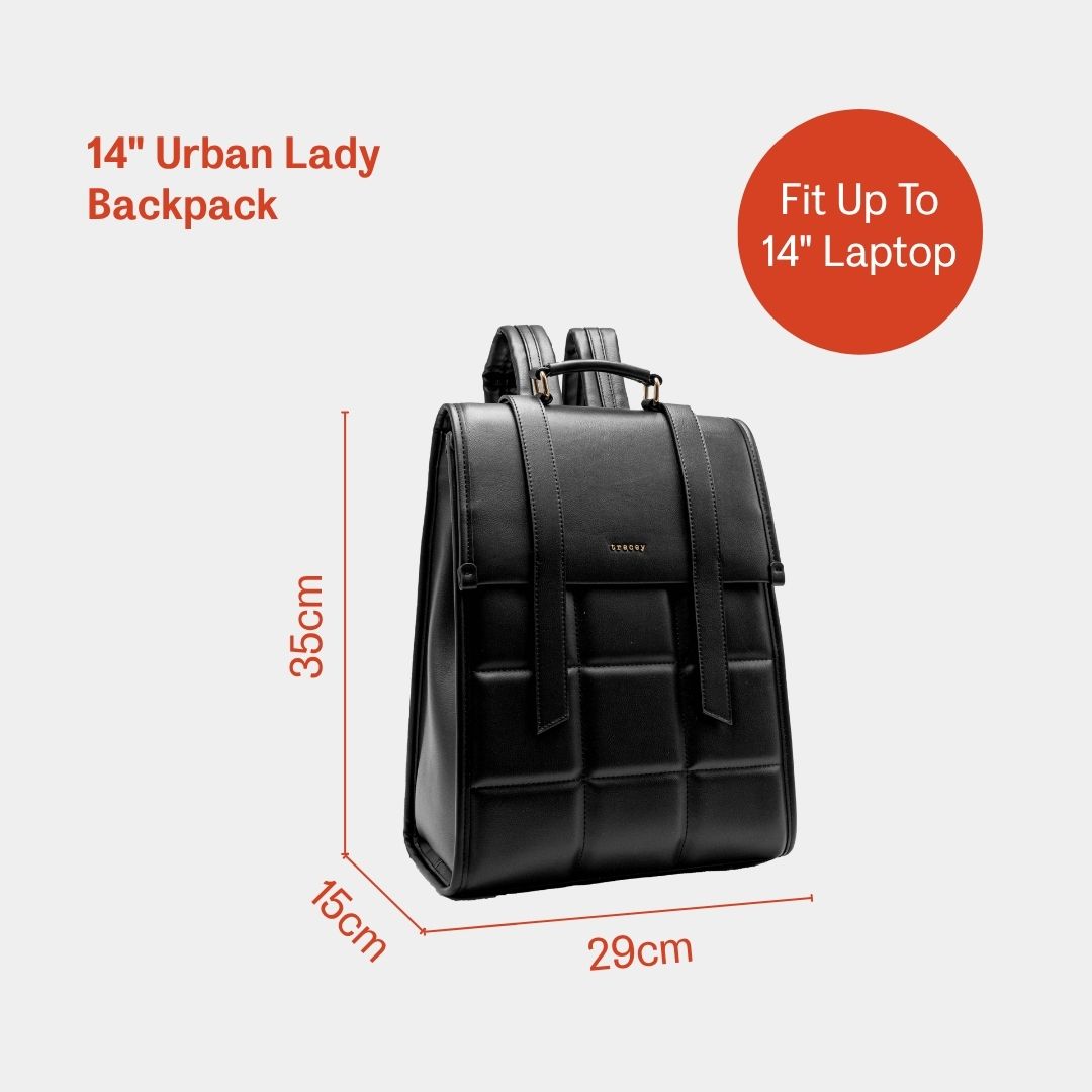 Urban Lady 14-Inch Backpack (Messy-No-More)