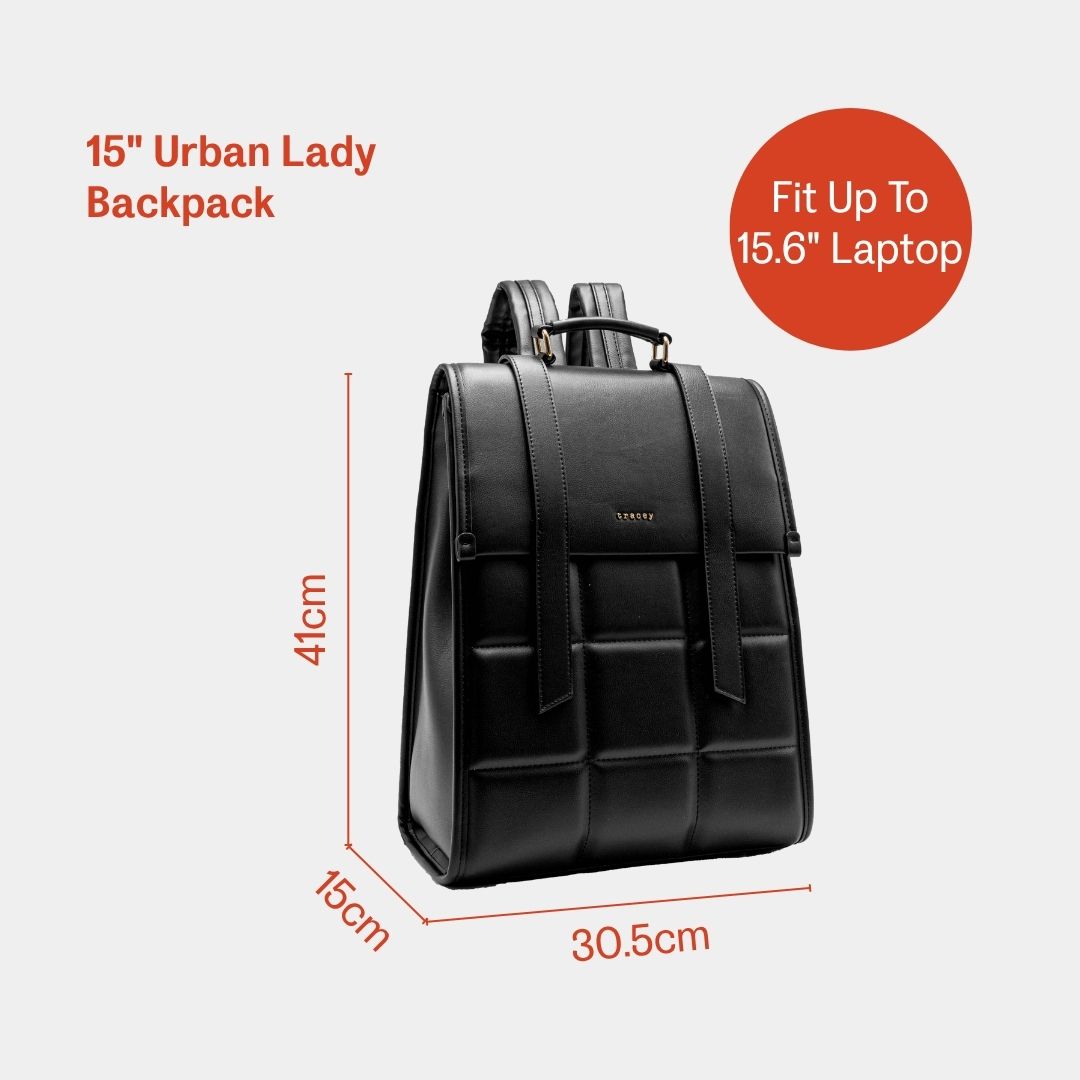 Urban Lady 15-Inch Backpack (Messy-No-More)