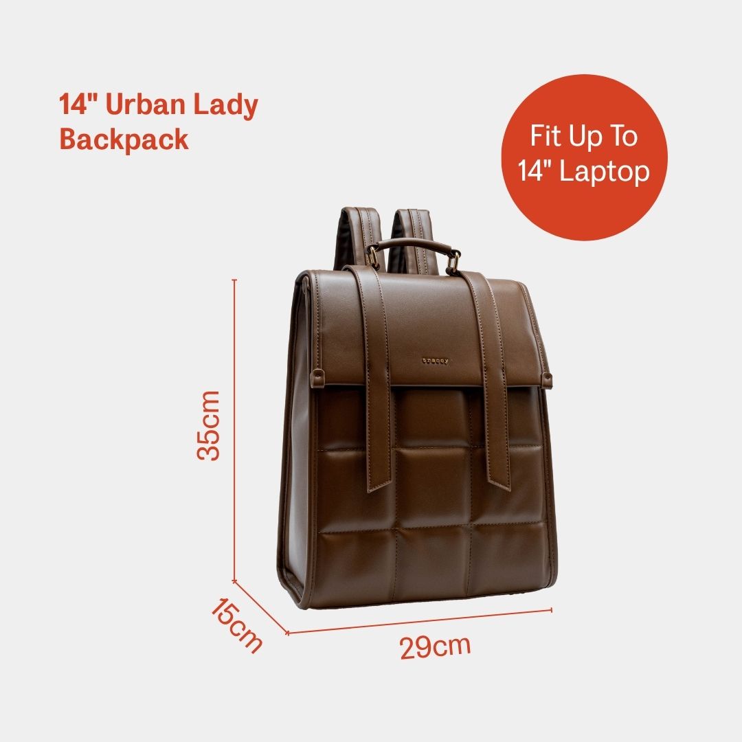 Urban Lady 14-Inch Backpack (Messy-No-More)
