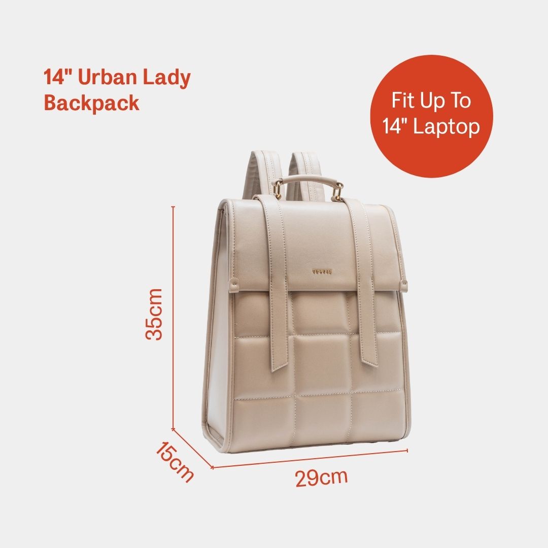 Urban Lady 14-Inch Backpack (Messy-No-More)