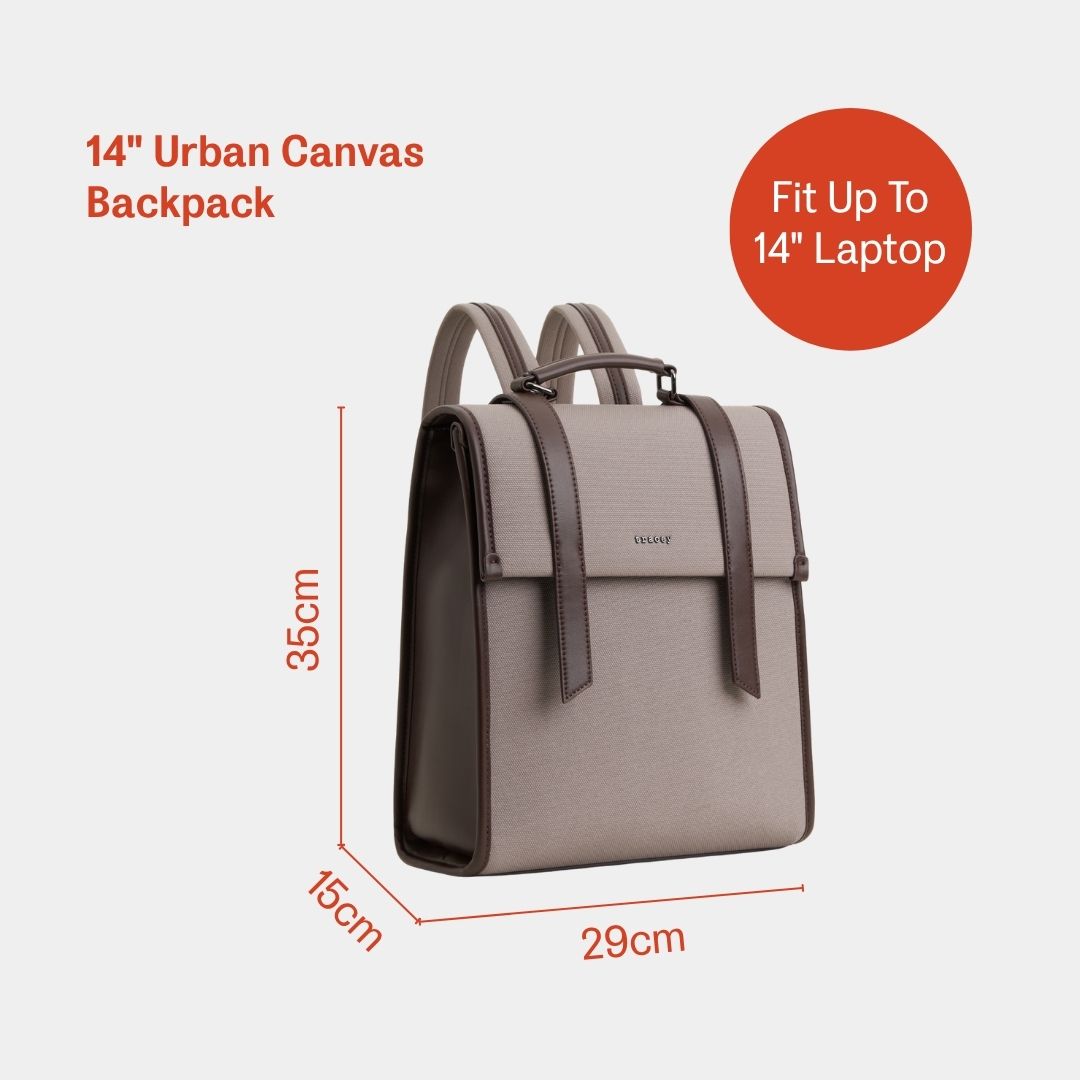 Urban Canvas 14-Inch Backpack – Tracey