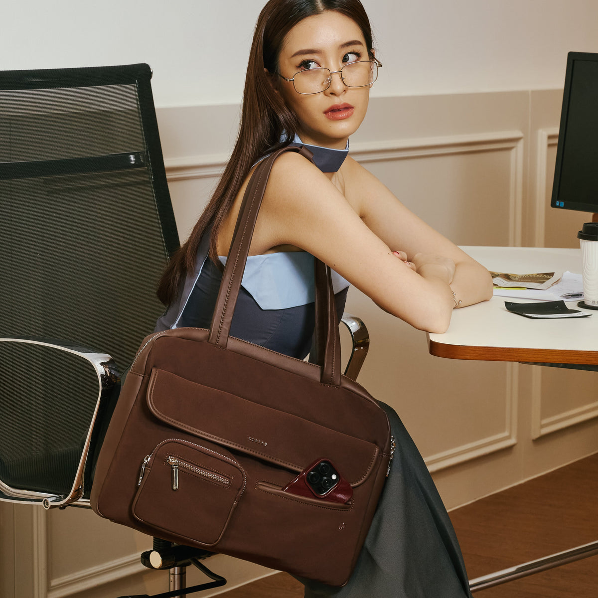 Long Black Coffee Laptop Bag