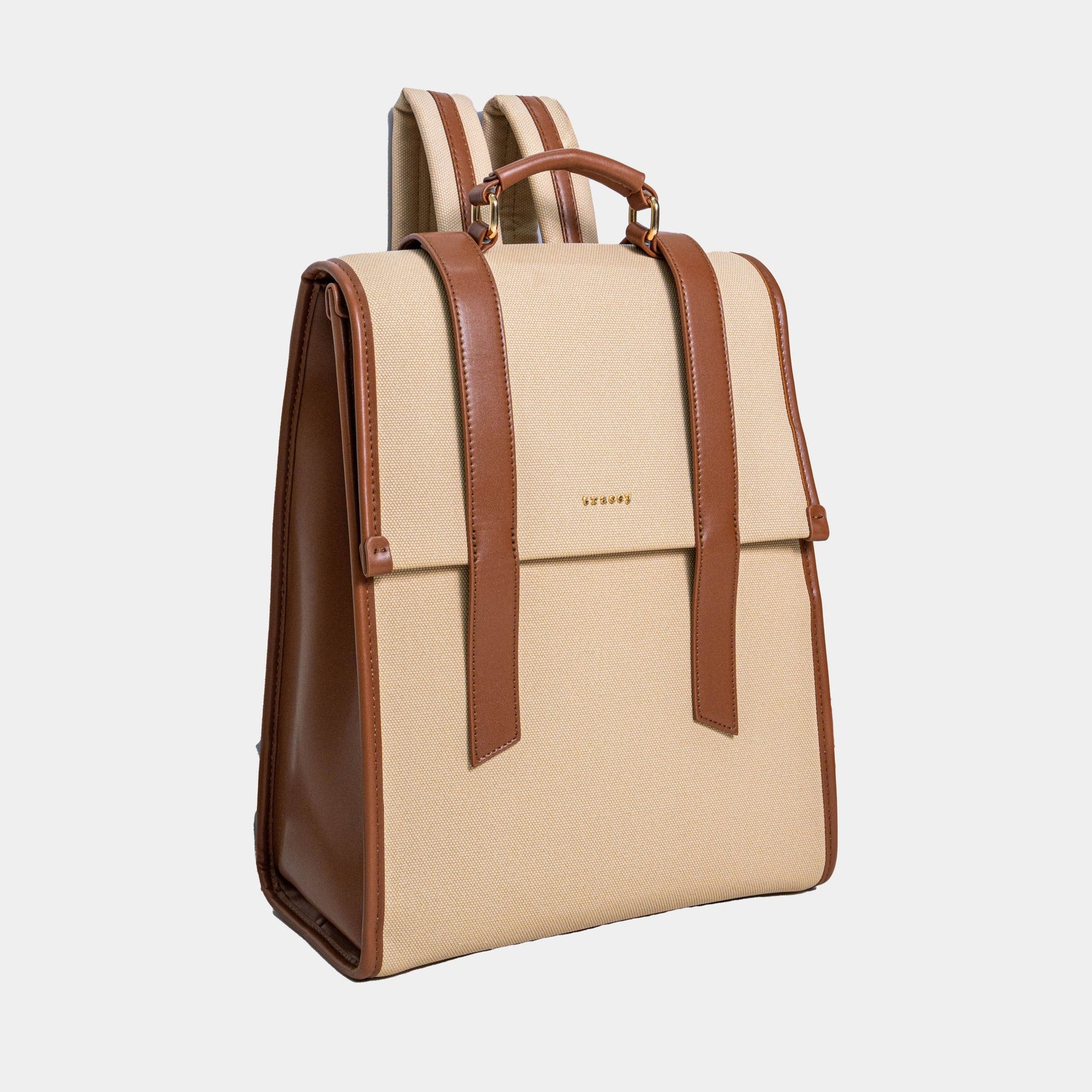 Urban Canvas 14-Inch Backpack Barely Beige New