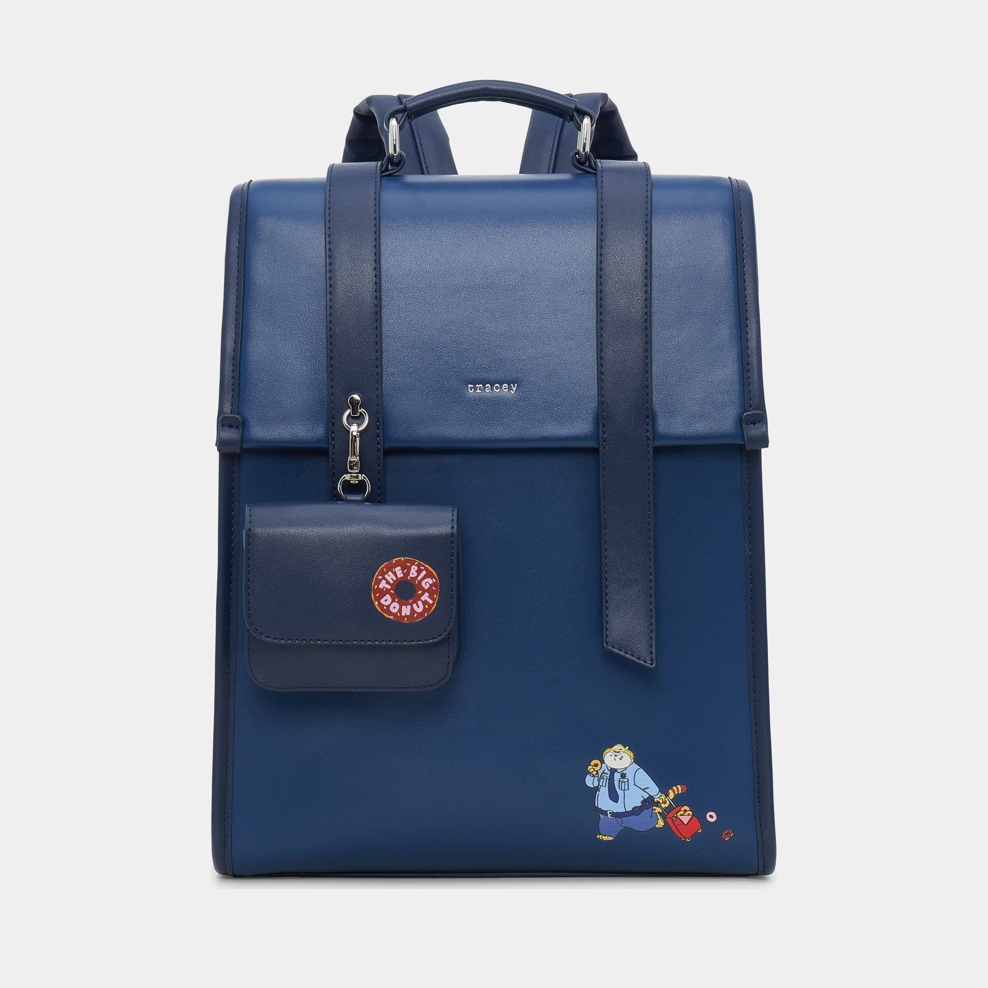 Disney Zootopia Clawhauser 14-Inch Backpack Midnight Navy