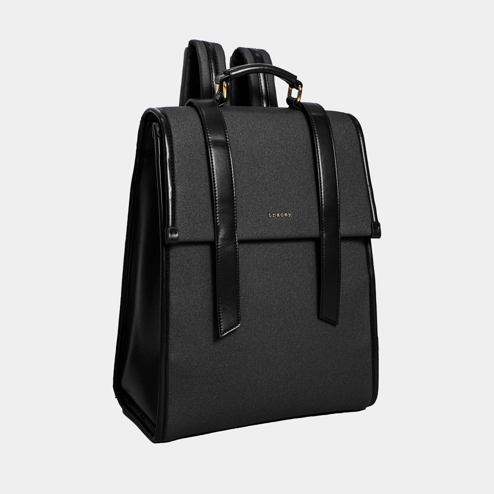 Urban Canvas 14-Inch Backpack Classic Black New